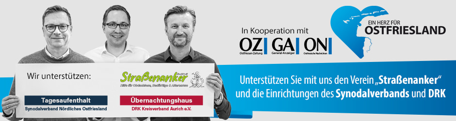Spenden an Ein Herz für Ostfriesland gGmbH Weihnachtsaktion 2025 für Obdachlose und gegen Altersarmut